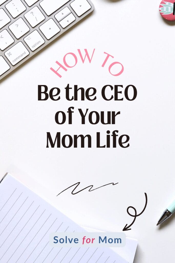 Diagram showing a CEO-style career-life integration framework for moms in STEM, including clear priorities, decision rules, weekly planning routine, and protected deep work to reduce decision fatigue and support work-life balance.