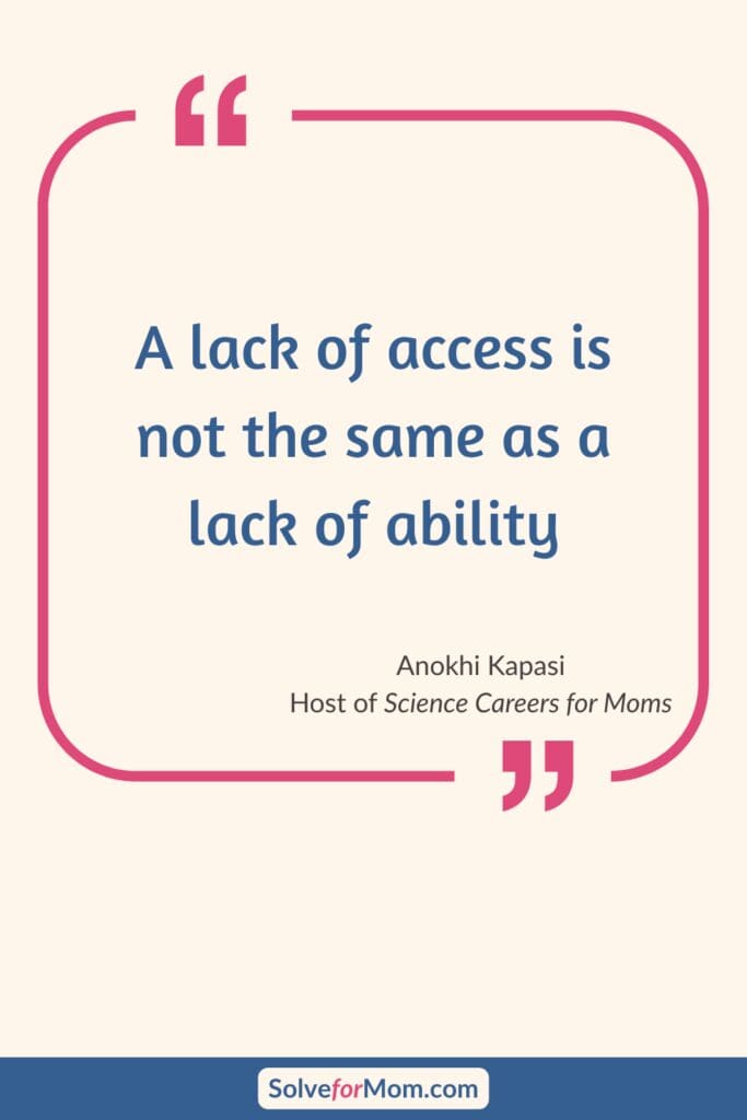 Quote graphic: “A lack of access is not the same as a lack of ability.”